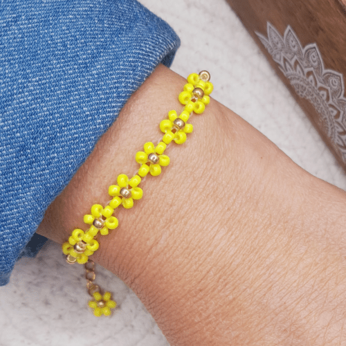 Bracelet LOREA jaune-rouge-orange